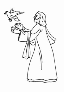 Desenho de Jesus Desenho Colorir Imprimir 066
