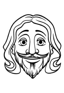 Desenho de Jesus Desenho Colorir Imprimir 067
