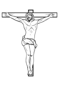 Desenho de Jesus Desenho Colorir Imprimir 068