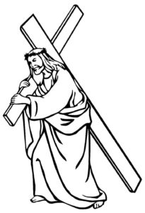 Desenho de Jesus Desenho Colorir Imprimir 078