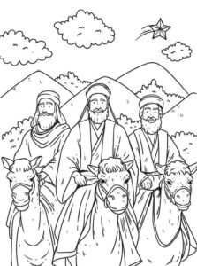 Desenho de Jesus Desenho Colorir Imprimir 097
