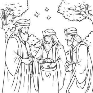 Desenho de Jesus Desenho Colorir Imprimir 098