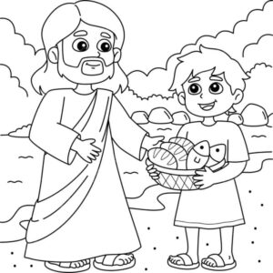 Desenho de Jesus Desenho Colorir Imprimir 103