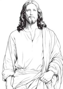 Desenho de Jesus Desenho Colorir Imprimir 105