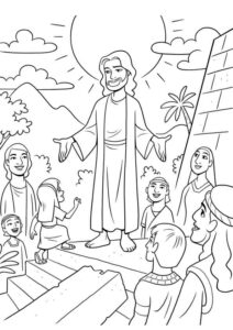 Desenho de Jesus Desenho Colorir Imprimir 112