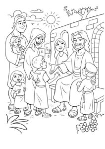 Desenho de Jesus Desenho Colorir Imprimir 113
