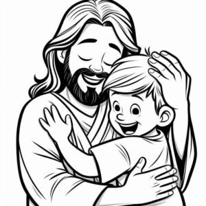 Desenho de Jesus Desenho Colorir Imprimir 114