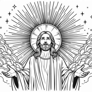 Desenho de Jesus Desenho Colorir Imprimir 118