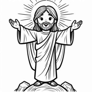 Desenho de Jesus Desenho Colorir Imprimir 121