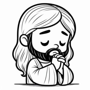 Desenho de Jesus Desenho Colorir Imprimir 122