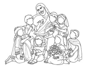Desenho de Jesus Desenho Colorir Imprimir 124