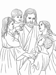 Desenho de Jesus Desenho Colorir Imprimir 127