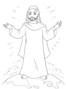 Desenho de Jesus Desenho Colorir Imprimir 134
