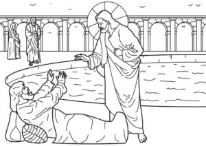 Desenho de Jesus Desenho Colorir Imprimir 142