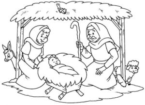 Desenho de Jesus Desenho Colorir Imprimir 154