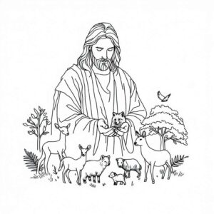 Desenho de Jesus Desenho Colorir Imprimir 158