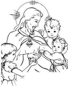 Desenho de Jesus Desenho Colorir Imprimir 159