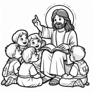 Desenho de Jesus Desenho Colorir Imprimir 162