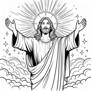 Desenho de Jesus Desenho Colorir Imprimir 165