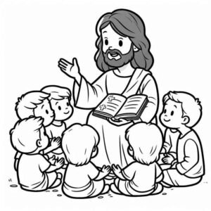 Desenho de Jesus Desenho Colorir Imprimir 166