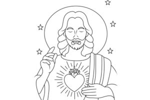 Desenho de Jesus Desenho Colorir Imprimir 172