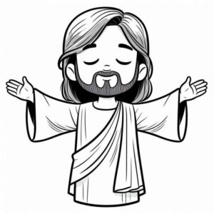 Desenho de Jesus Desenho Colorir Imprimir 180
