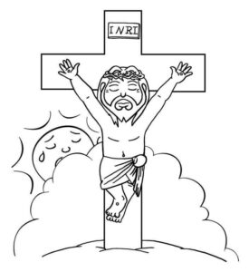 Desenho de Jesus Desenho Colorir Imprimir 184