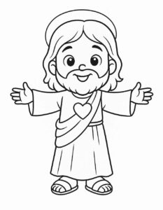 Desenho de Jesus Desenho Colorir Imprimir 200