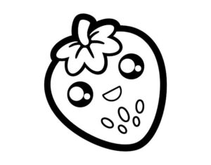 Desenho de Kawaii Desenho Colorir Imprimir 02