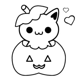 Desenho de Kawaii Desenho Colorir Imprimir 03