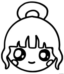 Desenho de Kawaii Desenho Colorir Imprimir 05