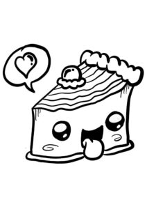 Desenho de Kawaii Desenho Colorir Imprimir 09