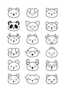 Desenho de Kawaii Desenho Colorir Imprimir 10