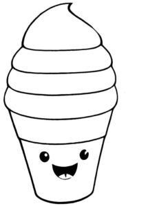 Desenho de Kawaii Desenho Colorir Imprimir 11