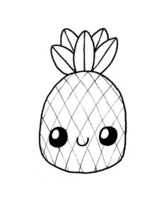 Desenho de Kawaii Desenho Colorir Imprimir 12