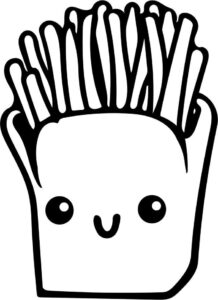 Desenho de Kawaii Desenho Colorir Imprimir 13