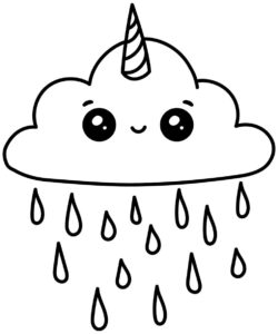 Desenho de Kawaii Desenho Colorir Imprimir 19