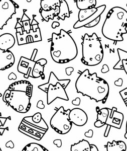 Desenho de Kawaii Desenho Colorir Imprimir 22