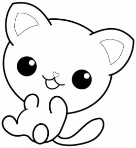 Desenho de Kawaii Desenho Colorir Imprimir 23