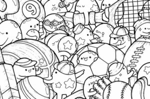Desenho de Kawaii Desenho Colorir Imprimir 24