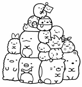 Desenho de Kawaii Desenho Colorir Imprimir 35