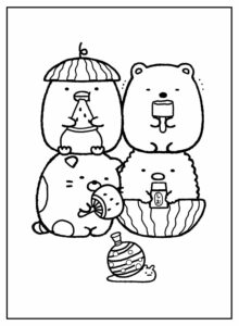 Desenho de Kawaii Desenho Colorir Imprimir 36