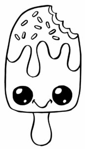 Desenho de Kawaii Desenho Colorir Imprimir 38