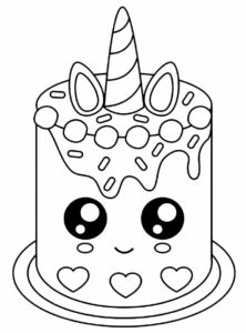 Desenho de Kawaii Desenho Colorir Imprimir 40