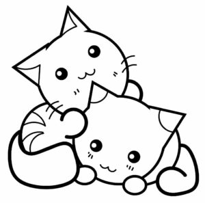 Desenho de Kawaii Desenho Colorir Imprimir 43