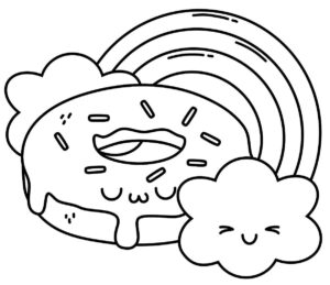 Desenho de Kawaii Desenho Colorir Imprimir 51