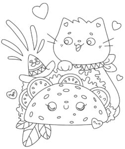 Desenho de Kawaii Desenho Colorir Imprimir 53