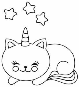 Desenho de Kawaii Desenho Colorir Imprimir 64
