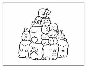 Desenho de Kawaii Desenho Colorir Imprimir 73