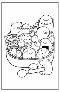 Desenho de Kawaii Desenho Colorir Imprimir 76